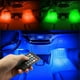 thumbnail image 5 of 4 tiras de luces LED para interior de coche con control remoto | Kit de iluminación multicolor con sincronización musical bajo el salpicadero | Alimentación USB para coches y camiones, 5 of 7