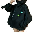 thumbnail image 1 of Sweat à Capuche Frog pour Femmes, Forme d'Animal Mignon, Fermeture Éclair, Surdimensionné, Ample, 1 of 2