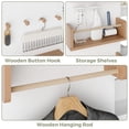 thumbnail image 4 of Advwin Wall Mounted Ironing Board Cabinet with Folding Ironing Table & Storage Shelves, Space-Saving Ironing Station for Laundry Room & Bedroom, 4 of 9