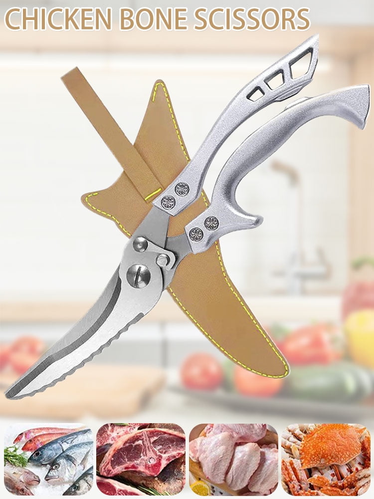 Heavy Duty Forged Kitchen Scissors,SinYe Utility Kitchen Scissors,Ultra  Sharp Poultry Shears ,All Purpose Scissors