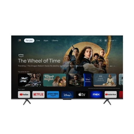 TCL - 55" Class Q6-Series 4K UHD HDR QLED Smart Google TV (2024)