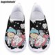 thumbnail image 1 of Zapatos de enfermería con estampado de enfermera dental de dibujos animados de Doginthehole, nuevos zapatos planos casuales cómodos para mujer, zapatos de malla transpirables de verano sin cordones, 1 of 5