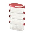 thumbnail image 1 of Desktop Ornament and Storage Layered Sealed Container for Indoor Use with Stackable Design for Organization and Travel, 1 of 6
