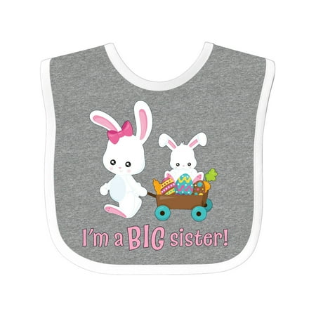 

Inktastic I m a Big Sister! Girls Baby Bib