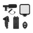 thumbnail image 5 of Andoer Vlogging Kit for Phones - Includes Table Tripod, Phone Holder with Cold Shoe, Microphone, LED Video Light, and Remote Shutter, 5 of 7