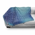 thumbnail image 3 of Science Soft Flannel Fleece Throw Blanket, Chemistry Element Table Modern Image Attentive Backdrop Art, Cozy Plush for Indoor and Outdoor Use, 60" x 80", Aqua Sky and Baby Blue, by Ambesonne, 3 of 6
