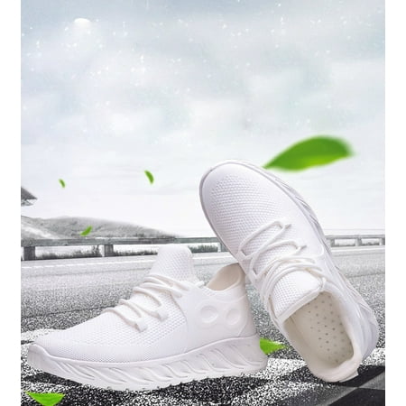 

Fashion Men Mesh Outdoor Sport Shoes Lace-Up Breathable Soft Bottom Sneakers