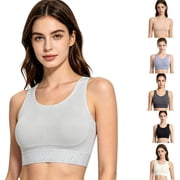 XinghaiYIDE High Impact Sports Bras for Women,Racerback Running Bra Workout Crop Tank Tops Longline Sports Bra Push up