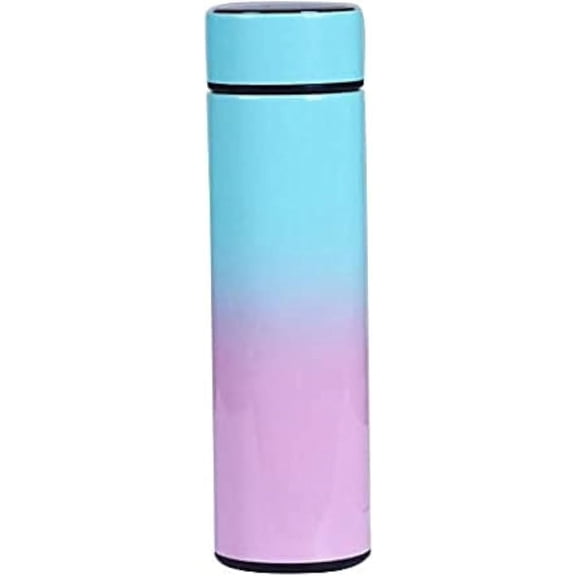 Hinzonek Coffee Tea Infuser Bottle,Smart Sports Water Bottle with LED Temperature Display,17 OZ Vacuum-Insulated Stainless-Steel Water Bottle