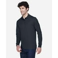 thumbnail image 2 of CORE365 88192 Men's Pinnacle Performance Long Sleeve Piqué Polo-Carbon-XL, 2 of 5