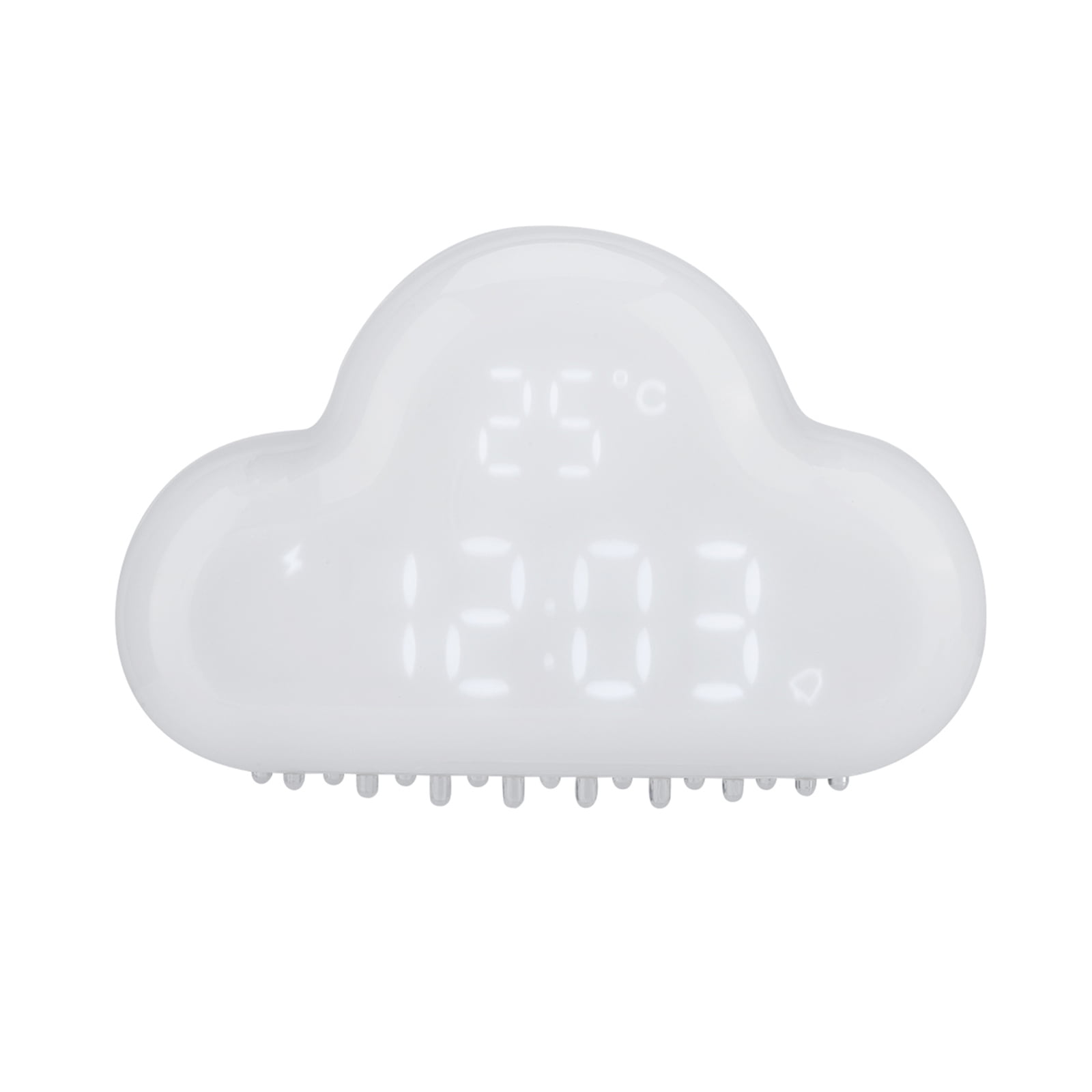 Electronic LED Alarm Clock Cloud-Shaped Digital Sound Control Alarm Clock 