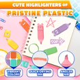 thumbnail image 3 of 6-Pack Mini Bear Fluorescent Highlighters - Assorted Colors, Cute Bear Design Marker Set, Multi-Color Highlighters for Highlighting, Fun & Compact Markers, Bulk Pack, 3 of 9