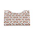 thumbnail image 4 of Lsque Christmas Santa Claus Printed Long Tissue Box Cover Holder, Facial Paper Organizer Dispenser,Triangle with Bottom Belt, PVC Leather Decorative Organizer, 4 of 9