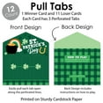 thumbnail image 5 of Big Dot of Happiness Shamrock St. Patrick's Day - Saint Paddy’s Day Party Game Pickle Cards - Pull Tabs 3-in-a-Row - Set of 12, 5 of 6