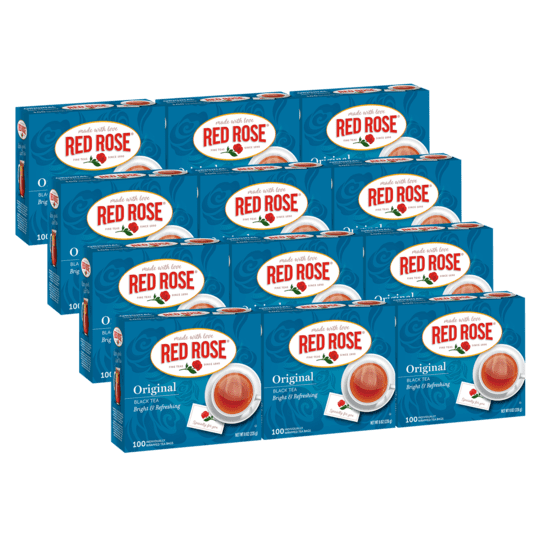 Red Rose Original Black Tea 100ct 12 pack (nonenvelope) Walmart