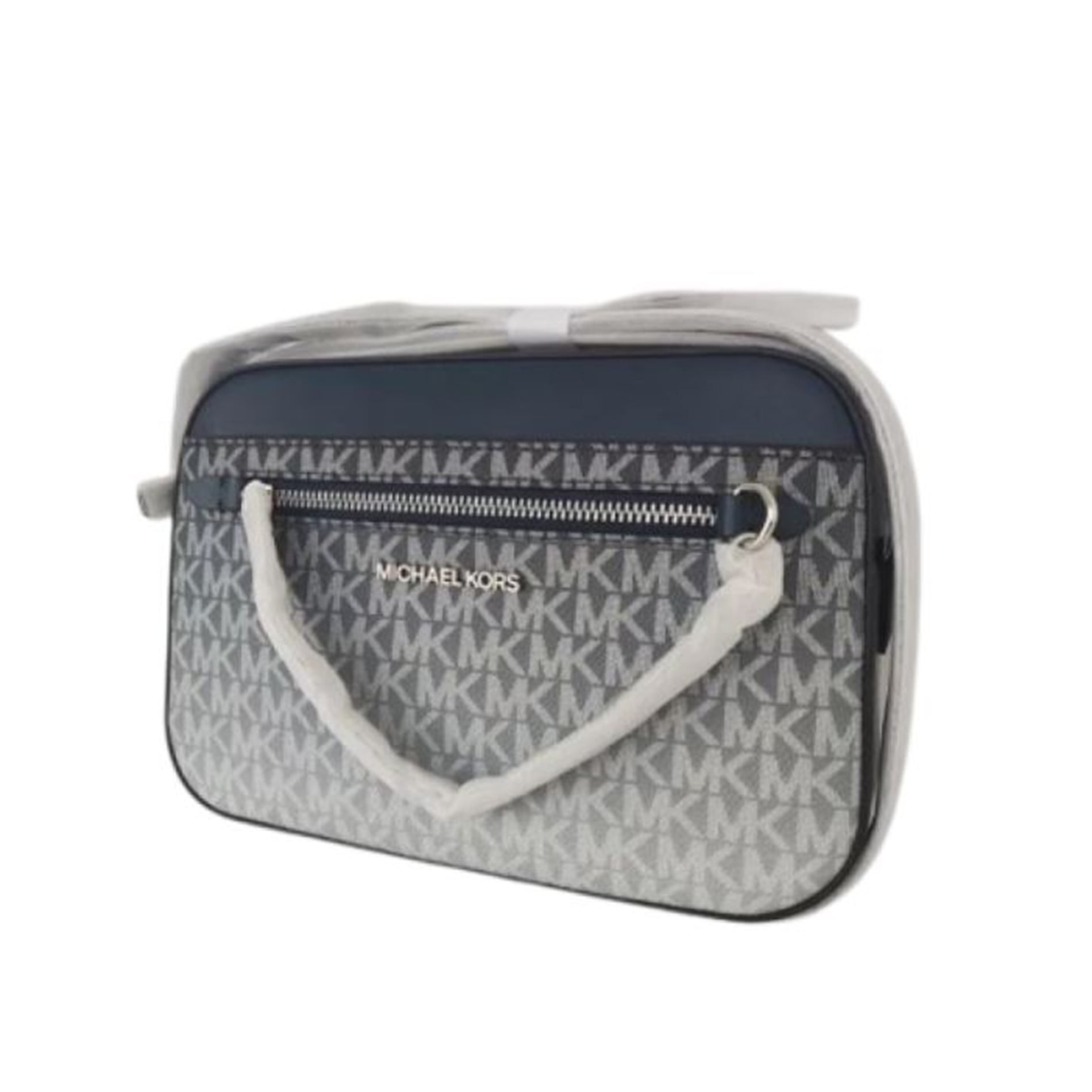 Michael Kors Womens Jet Set Large Ombré Signature Logo Crossbody Body 35R5STTC9V-Navy