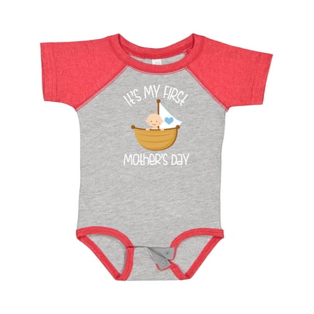 

Inktastic 1st Mothers Day Outfit Boys Gift Baby Boy Bodysuit