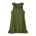 thumbnail image 5 of Fmbrln Dresses for Women Sleeveless Hooded Tank Dress Summer Casual Loose Athletic Mini Dress, 5 of 9