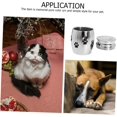 thumbnail image 4 of Cat Ash Urn 1Piece Durable Stainless Steel Pet Ash Holder for Commemorating Beloved Pets Lightweight Sealed Travel, 4 of 5