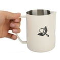 thumbnail image 1 of Stainless Steel Milk Frothing Cup with Handle, Prevent Spilling, 600ml, Eagle Mouth ,  Handle, Multifunctional, Exquisite And Beautiful, 1 of 8