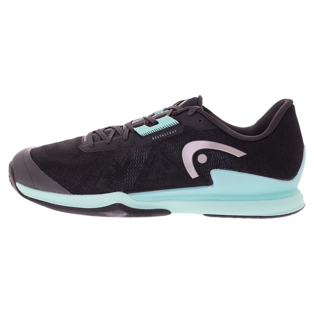 Head Men`s Sprint Pro 3.5 Tennis Shoes Black and Teal (  8   ) - image 3 of 5