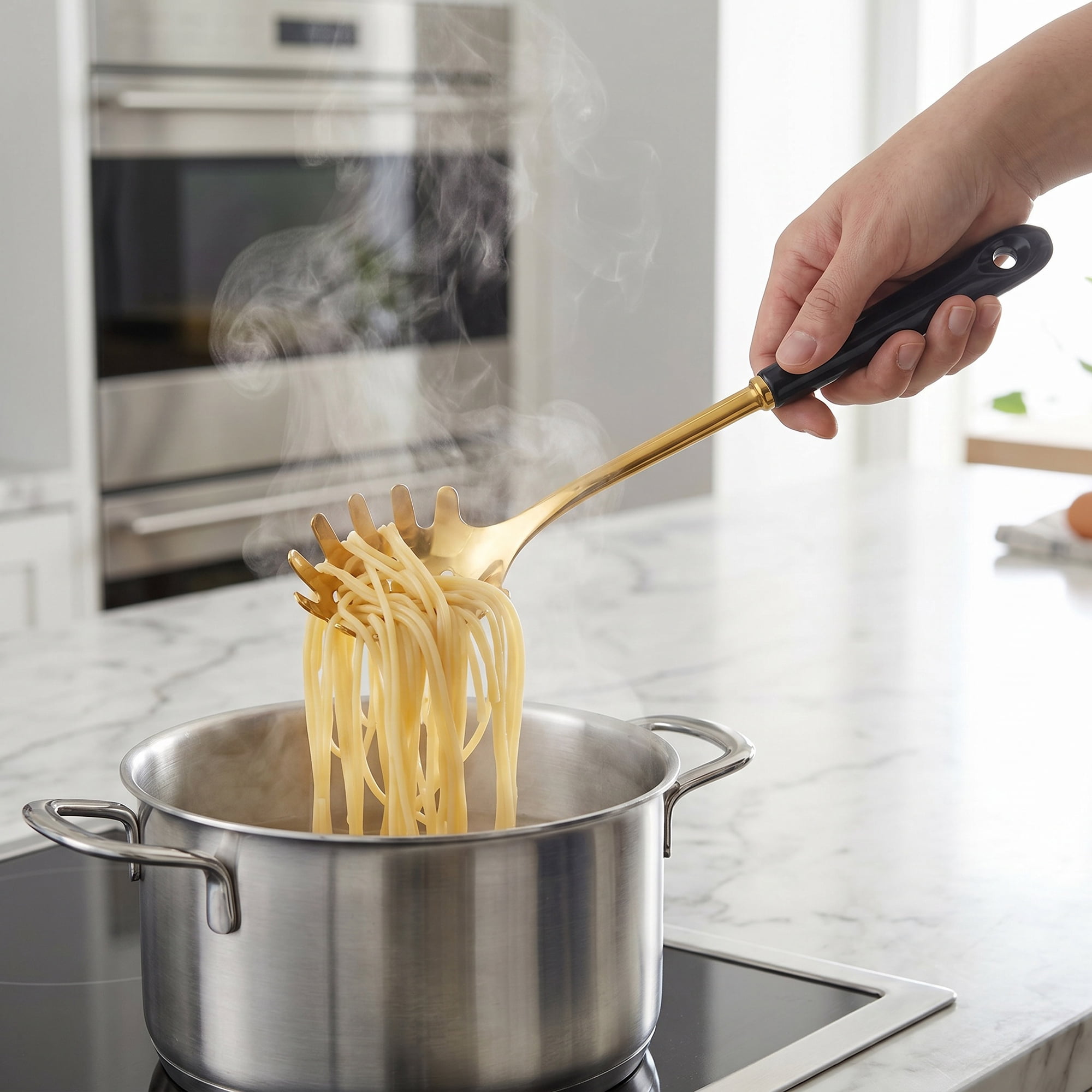 Unique Bargains Essential Kitchen Gadgets Cooking Utensil Set with Silicone Black A 7pcs