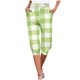 thumbnail image 1 of Mujeres Capri Pantalones Elástico Corbata Cintura Suelta Ajuste con Bolsillos, Casual Y Cómodo Pantalones de Cintura Elástica para las Mujeres, 1 of 6