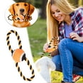 thumbnail image 2 of Durable Dog Chew Toy Tennis Rope for Aggressive Chewers Interactive Puppy Teething Toy Halloween Pet Training Knot Biting Play, 2 of 6
