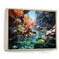 thumbnail image 2 of Designart "Marine Wonders Aquariums I" Nautical & Beach Floater Framed Canvas Art Print, 2 of 7