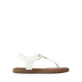 thumbnail image 2 of DREAM PAIRS Dressy T-Strap Flat Thong Sandals for Women Comfort Roman Gladiator Casual Summer Beach Flip Flop Shoes with Adjustable Back Ankle Strap, 2 of 8