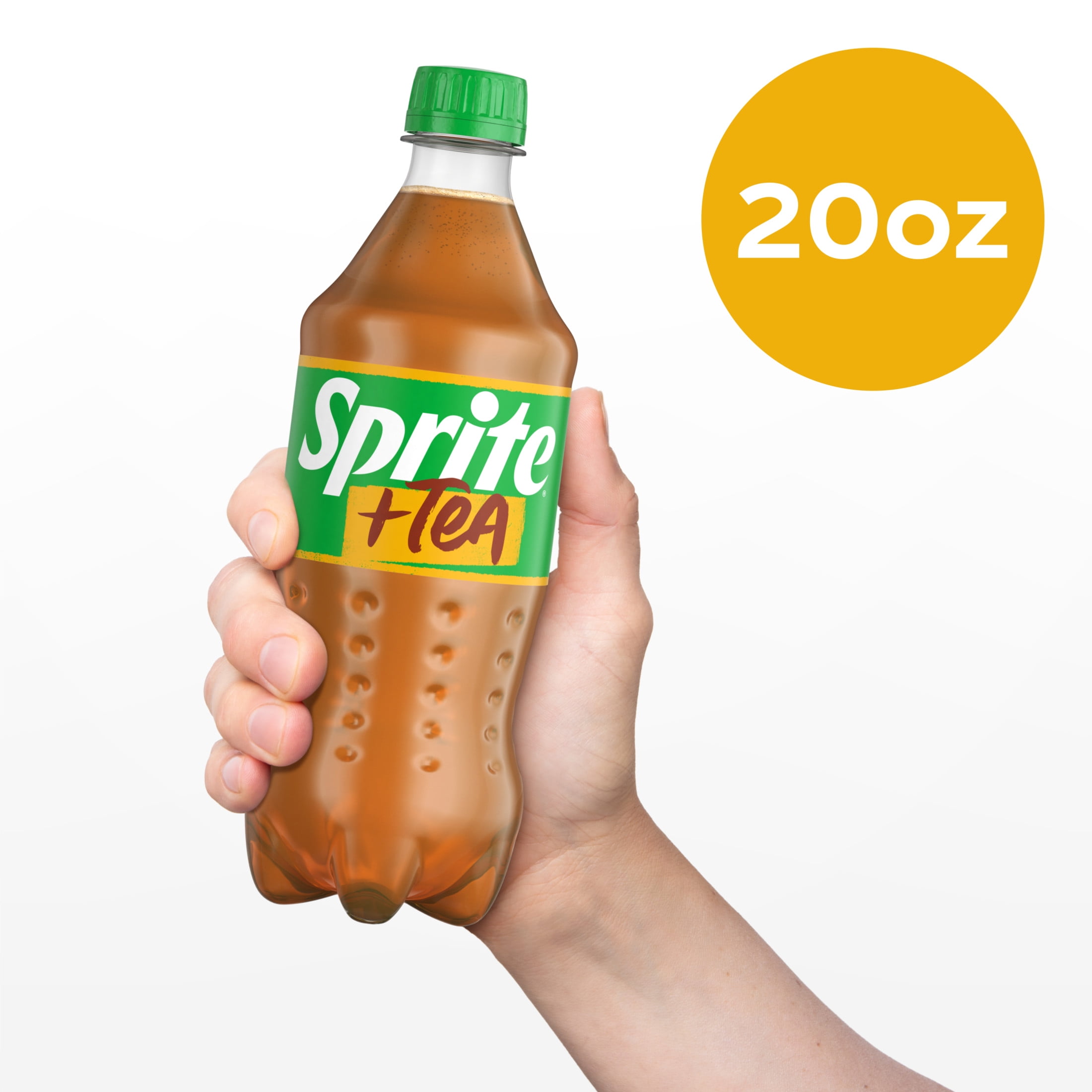 Sprite + Tea, Lemon-Lime Soda with Tea Flavor, 20 oz bottle