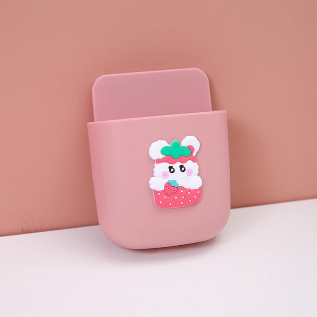 Boîte de Rangement Télécommande, Support de Téléphone Portable de Chevet, Papeterie, Pinceaux de Maquillage, Étagères Murales