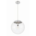 thumbnail image 4 of 56893-CH Craftmade Lighting Gaze - 1 Light Pendant In Contemporary Style-15.13 Inches Tall and 14 Inches Wide-Chrome Finish-Clear Glass Color, 4 of 5