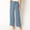Light Blue, variant on Sweatpants for Womens High Waist Plus Size Casual Summer Casual Solid Color Cotton Linen Drawstring Elastic High Waist Pants 4 Pockets Comfortable Flowing Pants Wide Leg Pants 50% off Clearance!