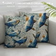 thumbnail image 3 of Qinduosi  Many Fishes Think Differently Against The Current Fish Contrast Group Throw Pillow Covers Pillowcases  White, 3 of 5