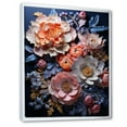 thumbnail image 2 of Designart "Dreamy Pink Elegance Of Peonies I" Peonies Floater Framed Canvas Prints, 2 of 5