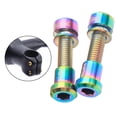 thumbnail image 4 of 2 juegos de tornillos ástago de carbono para bicicleta, de tuercas para piezas de reparación de bicicleta de montaña Macarena Tuerca de tornillo de vástago de bicicleta, 4 of 8