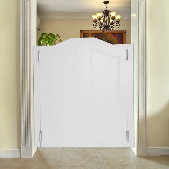 Modern White Swinging Door, Partition Door, Porch Entrance Swinging Door 2 Doors 1Pair* Swinging Doors