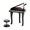 thumbnail image 1 of Qaba Mini Black Electronic Musical Piano, 1 of 5