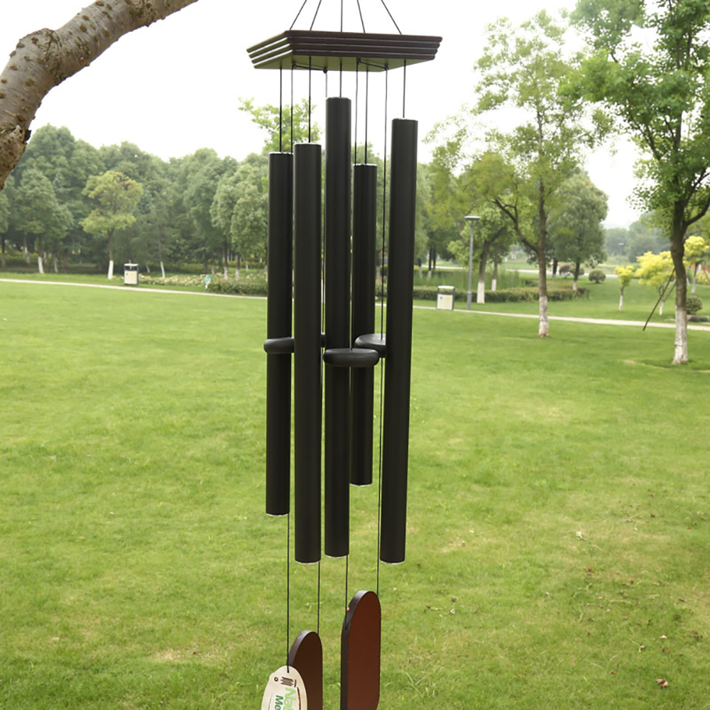 iMeshbean Large 48" Wind chimes Copper Tubes Deep Tone Resonant Bass Sound Church Bell Wind chime US
