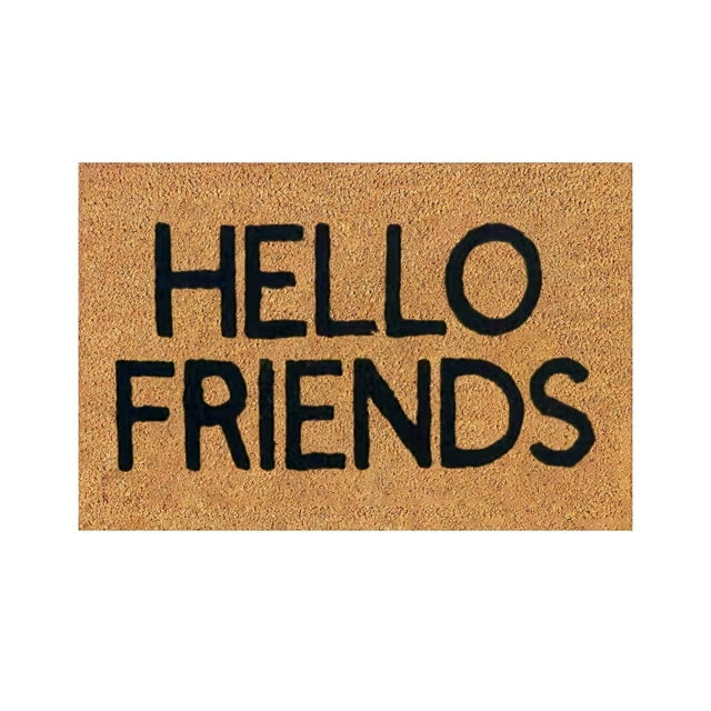 Coir Doormat Outdoor Entrance Funny Rubber Front Door Mat Outside Entrance Front Door Rug Indoor Entrance All Weather Durable Welcome Mat Doormat for Entryway Outside Yard Home Decoration, 16x24 Inch