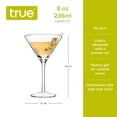 thumbnail image 4 of True Manhattan Martini Glasses for Home Bar, Wedding Gifts, 12 oz, Set of 4, 4 of 7