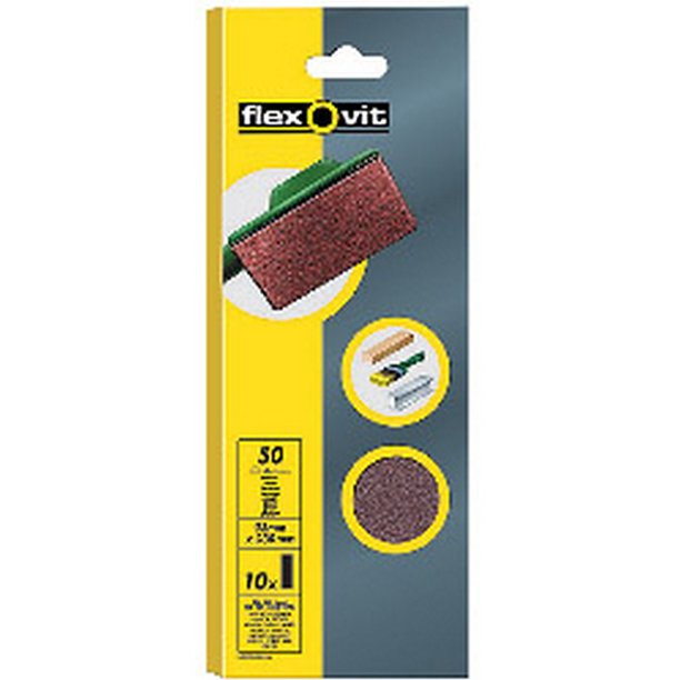 Flexovit Orbital Sander Sheets (Pack of 10)