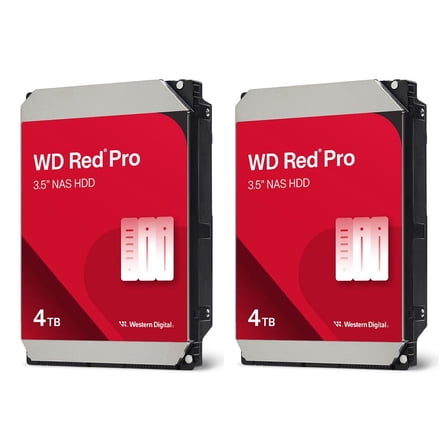 WD Red Pro 4TB 3.5" SATA III Internal NAS Hard Drive