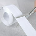 thumbnail image 4 of Pebbuoy Caulk Tape Self-Adhesive Waterproof Sealant Caulking Strip Peel And Stick Floor Shower Wall Tile Edge Protector for Bathroom Kitchen, 4 of 7