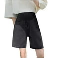 thumbnail image 3 of Bovxnpu Maternity Clothes For Women, Women's Maternity Denim Shorts Over The Belly Jean Shorts, Women's Pregnant Denim Shorts Woman Plus Size Breathable High Waist Support Pregnancy Pants XL, 3 of 7