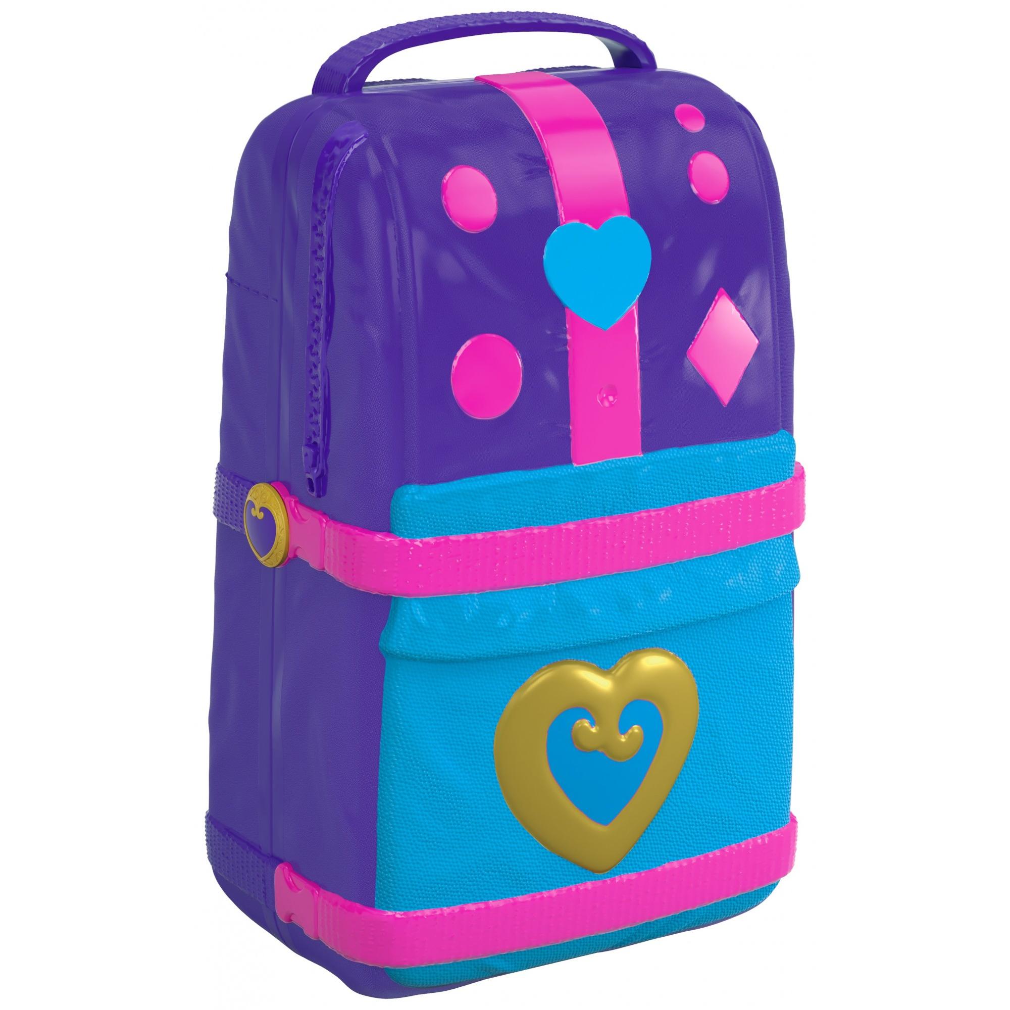 Polly Pocket Hidden Places Beach Vibes Backpack Compact with 2 Dolls - image 4 of 10