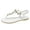 White, variant on Utoimkio Platform Sandals for Women Women Flats Flip Flops Bohemian Open Toe Breathable Comfortable Shoes Roman Sandals