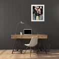thumbnail image 3 of Goldberger, Jennifer 15x18 White Modern Wood Framed Museum Art Print Titled - Wildflower Stems I, 3 of 4