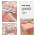thumbnail image 3 of China Small Plaid Cotton Duvet Cover, 78.7x90.5 Inch, Beige, 3 of 4